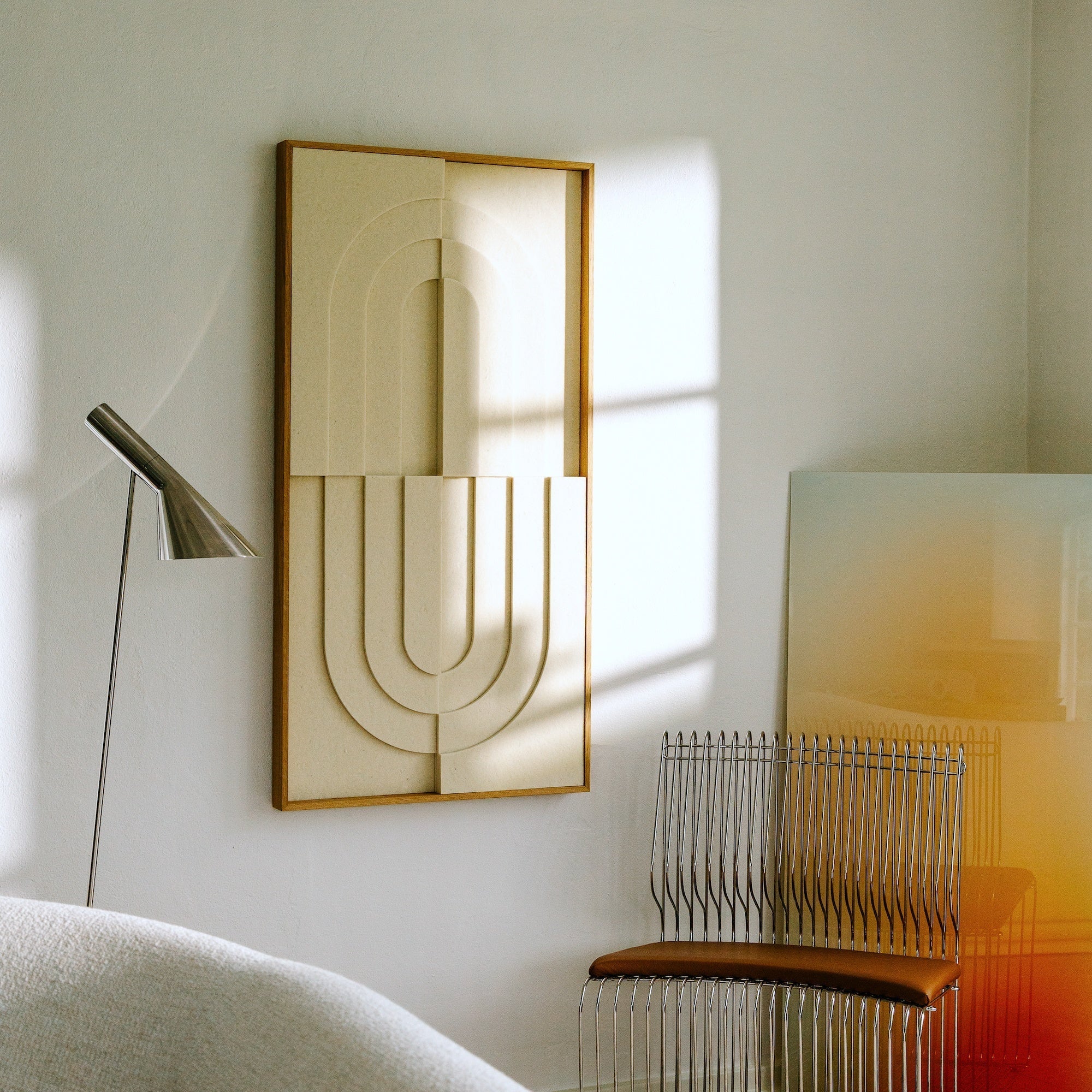 Artistic acoustic panels for home or office